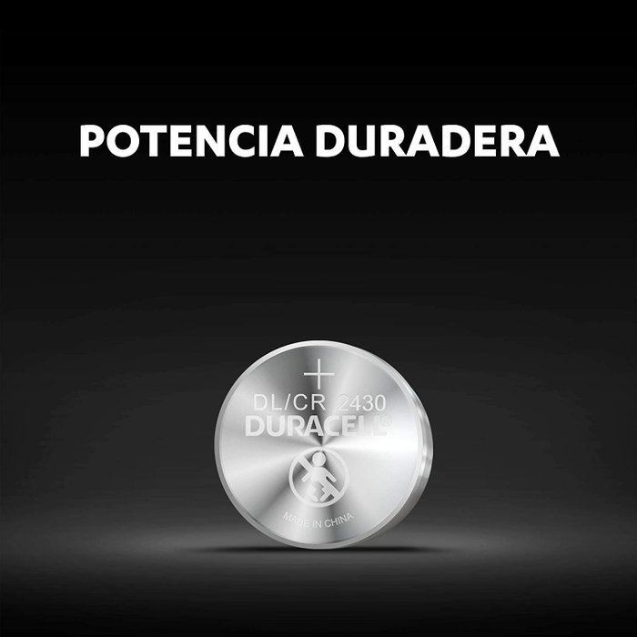 Duracell CR2430 Micro pila de botón de litio 3V Duracell CR2430 Micro pila de botón de litio 3V